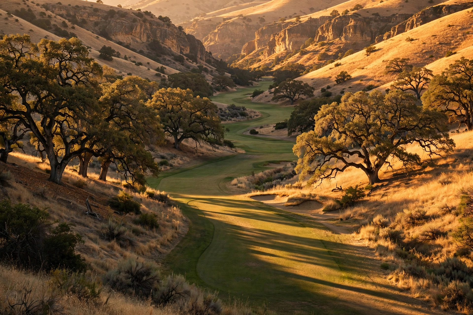 Shady Canyon Golf Club in its canyon preserve